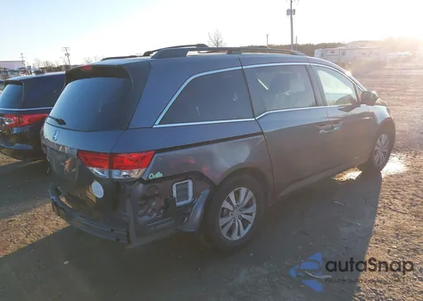 2016 Honda Odyssey Ex-L из США, поврежденный, VIN 5FNRL5H61GB083728